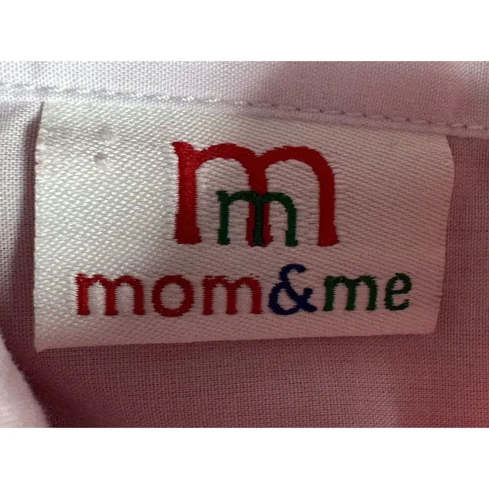 Mom & Me Baby Boys 12M Christmas Tree Smocked Red Corduroy Longall Romper